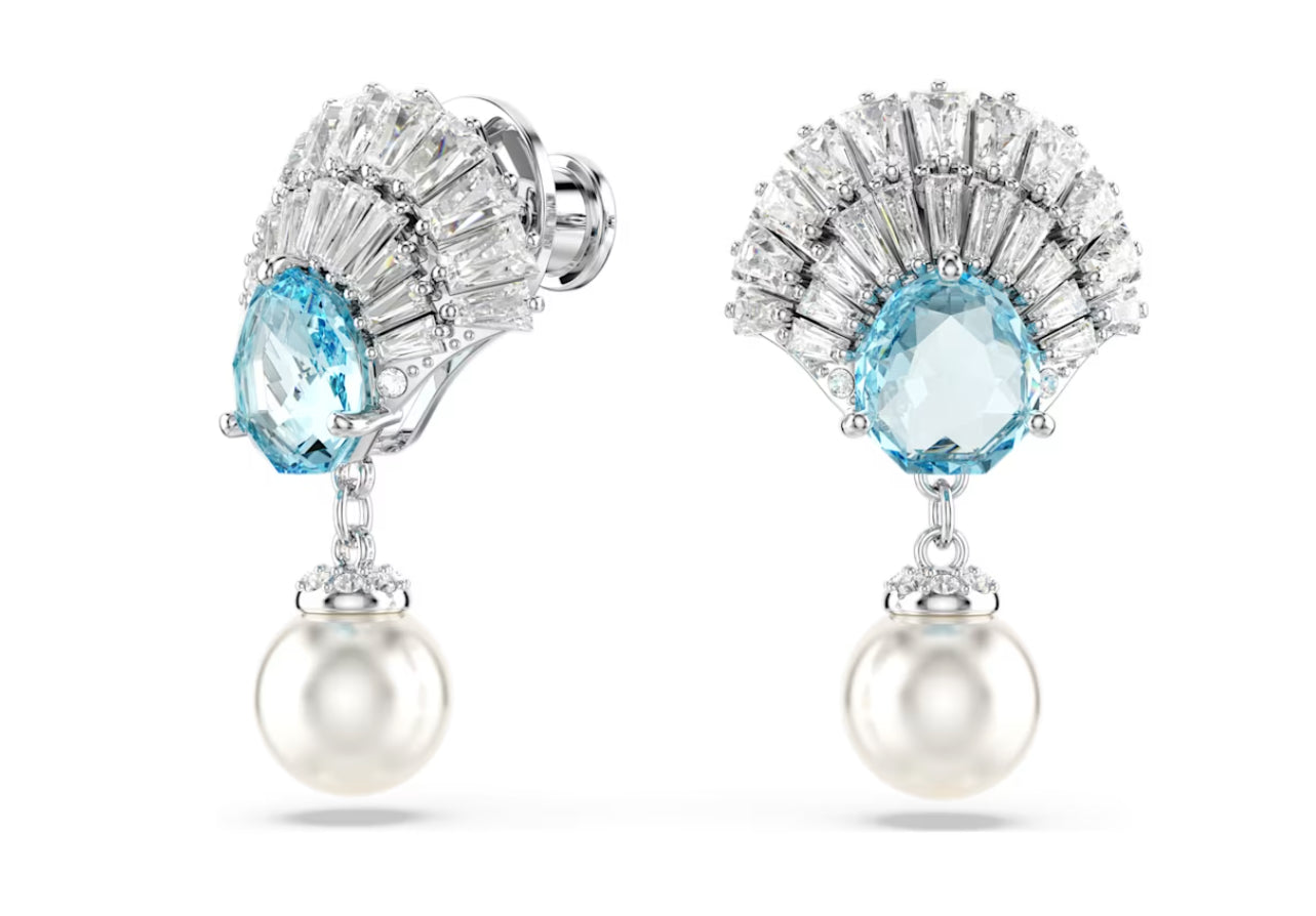 Swarovski 5680301 Idyllia Blue Shell Ohrhänger rhodiniert