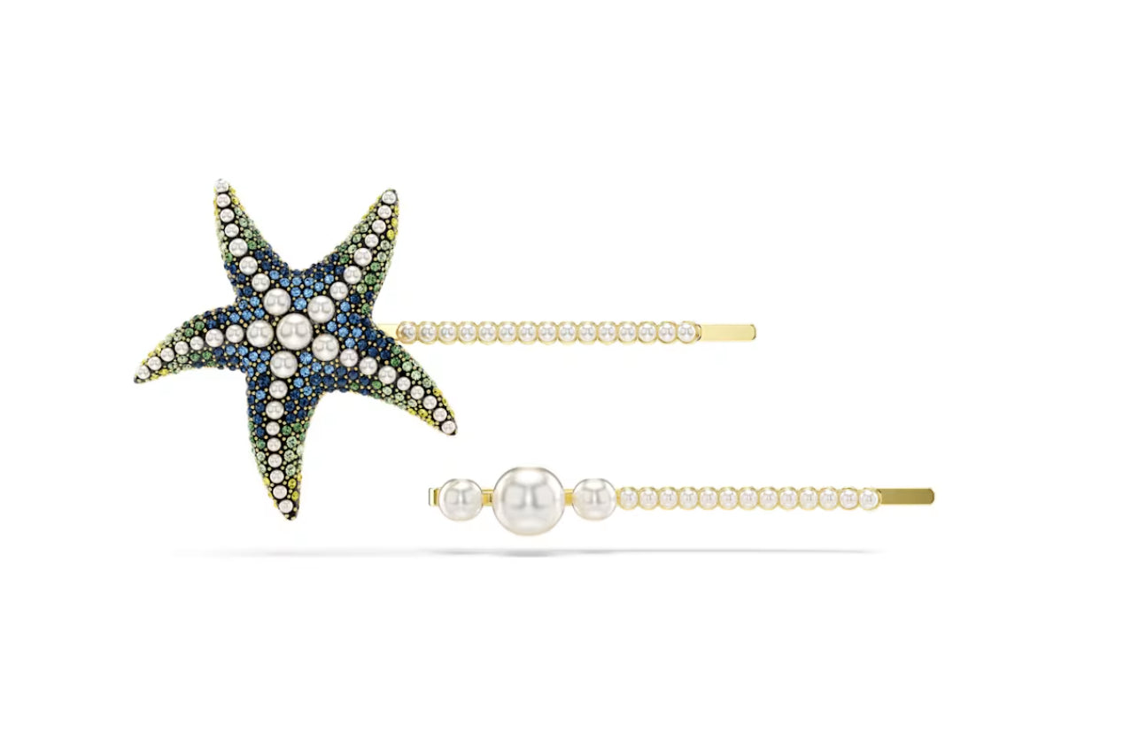 Swarovski 5686438 Forcina Idyllia Set 2 Crystal Pearl Stella marina Multicolore