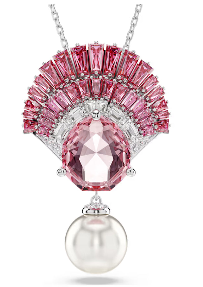Swarovski 5688620 Idyllia Anhänger Mixed Cut Crystal Pearl Shell Pink
