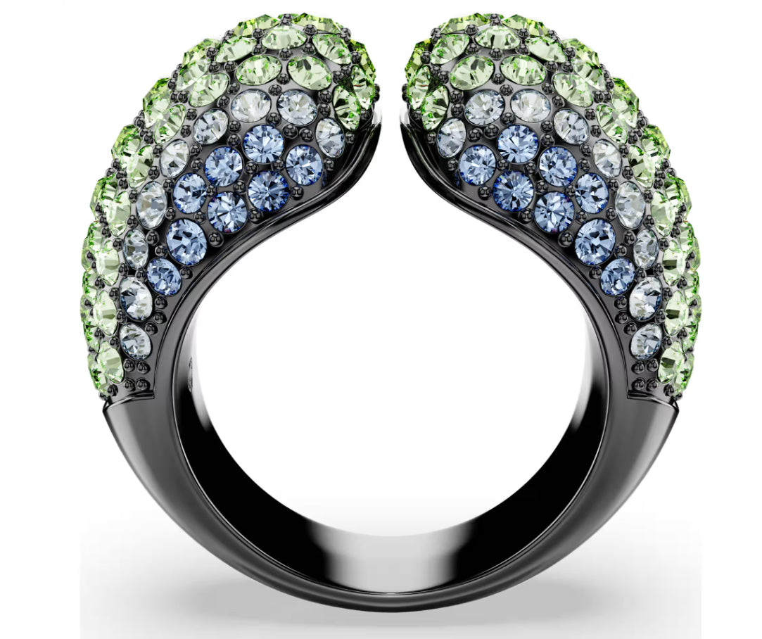Swarovski 5700926 Anello cocktail Sublima Taglio Round Multicolore Rutenio T. 52