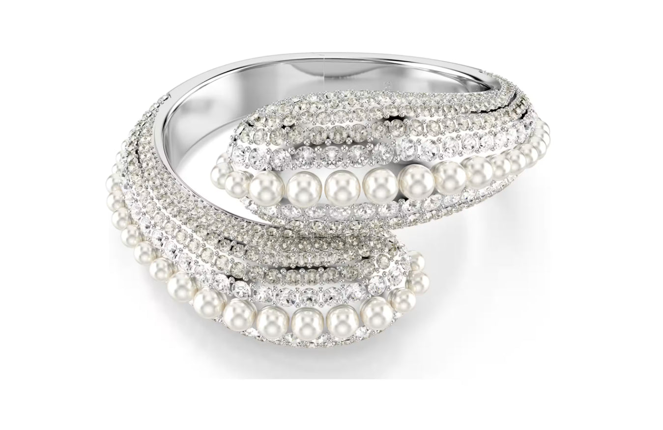 Swarovski 5692108 Sublima Statement Crystal Pearl T. Rundes M starres Armband