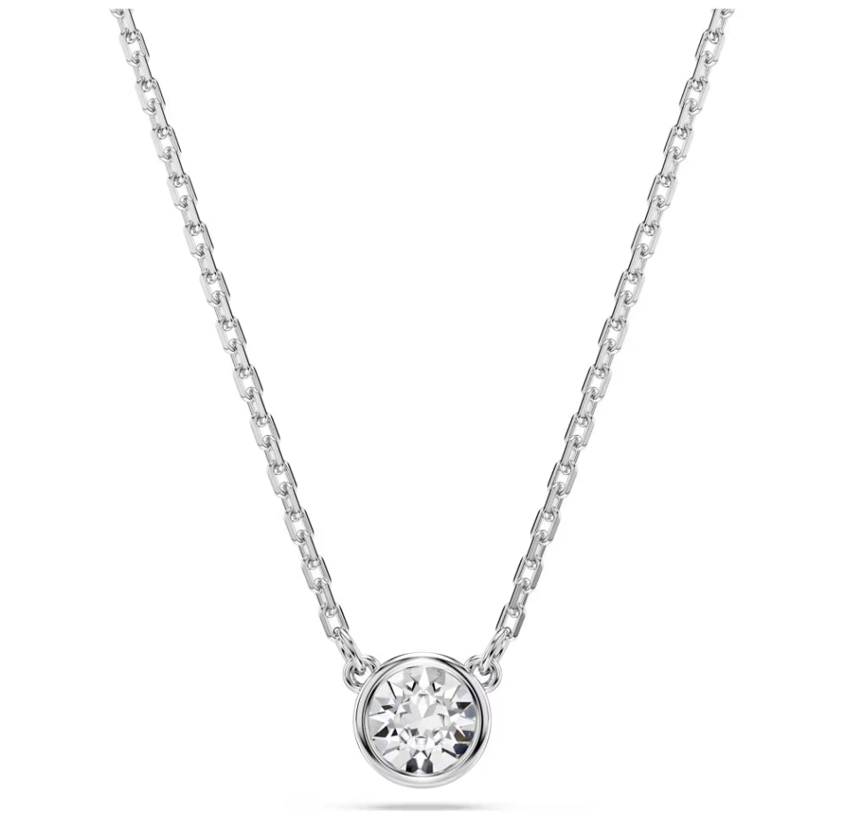 Swarovski 5696039 Imber Round Cut Anhänger weiß rhodiniert