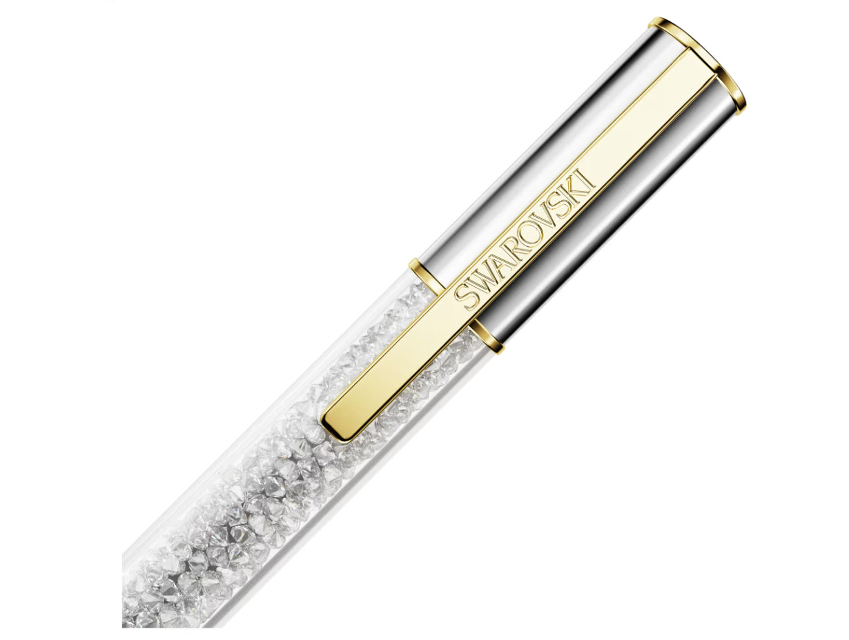 Swarovski 5688637 Crystalline Lustre Kugelschreiber, silberfarbene Mischfarben
