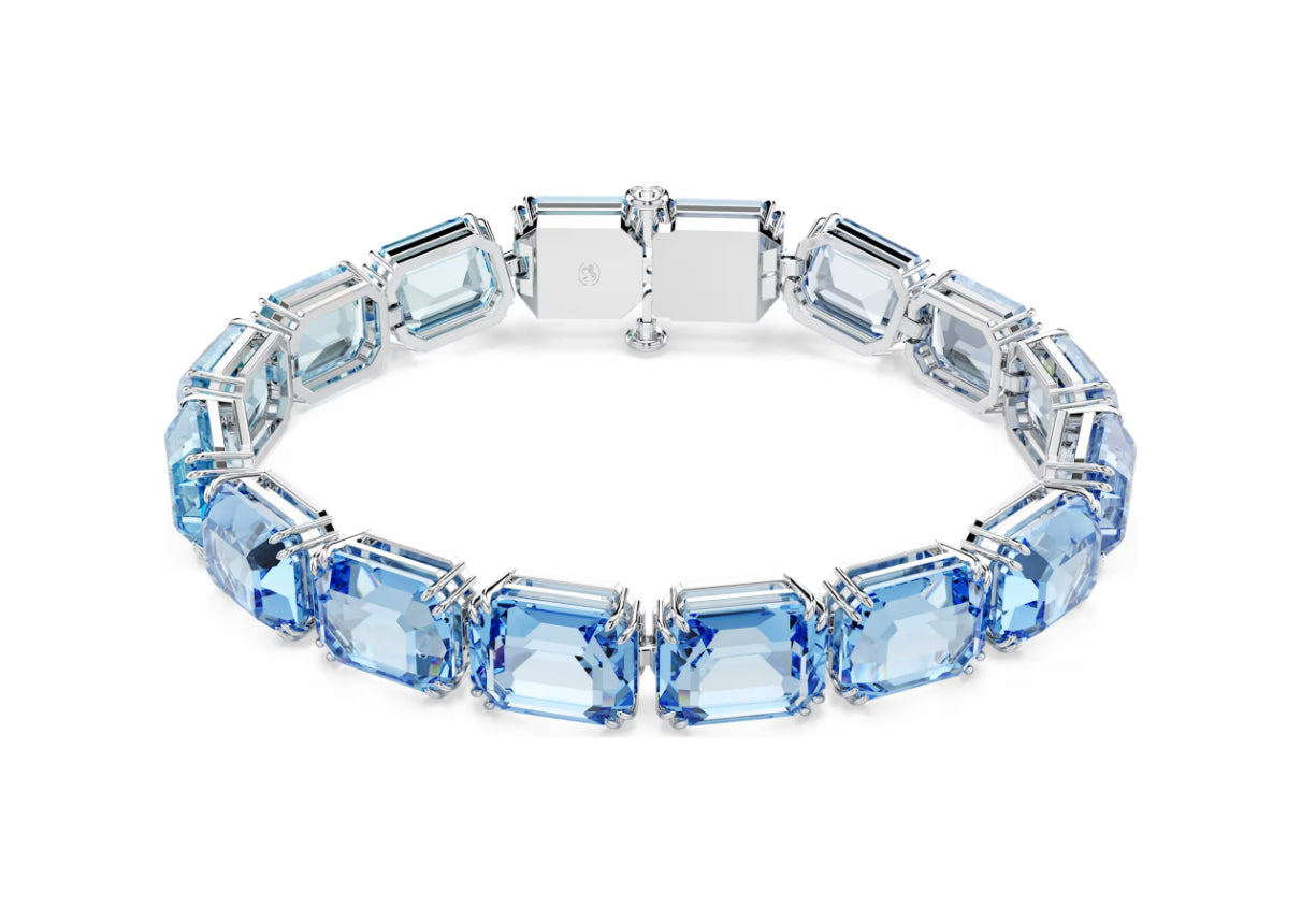 Swarovski 5694135 Millenia Armband Octagon Cut Blue Shade Rhodium