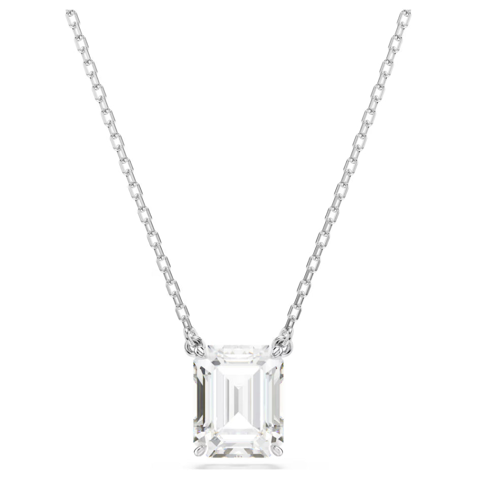 Swarovski 5693405 Stilla-Anhänger, achteckiger Schliff, weiß rhodiniert