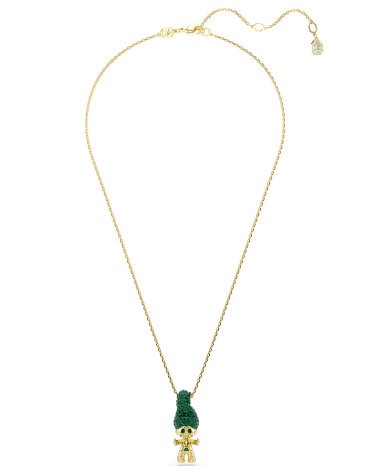 Swarovski 5691939 Good Luck Trolls Troll Anhänger aus grünem Gold
