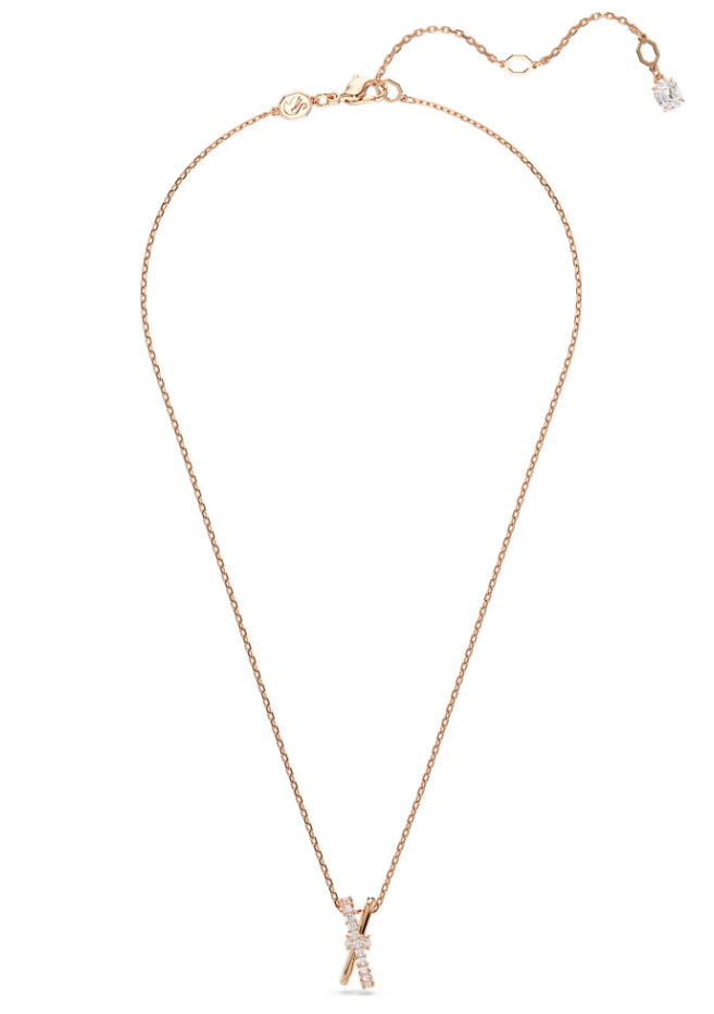 Swarovski 5689788 Hyperbola-Anhänger Mixed Cut Twist Weiß-Roségold