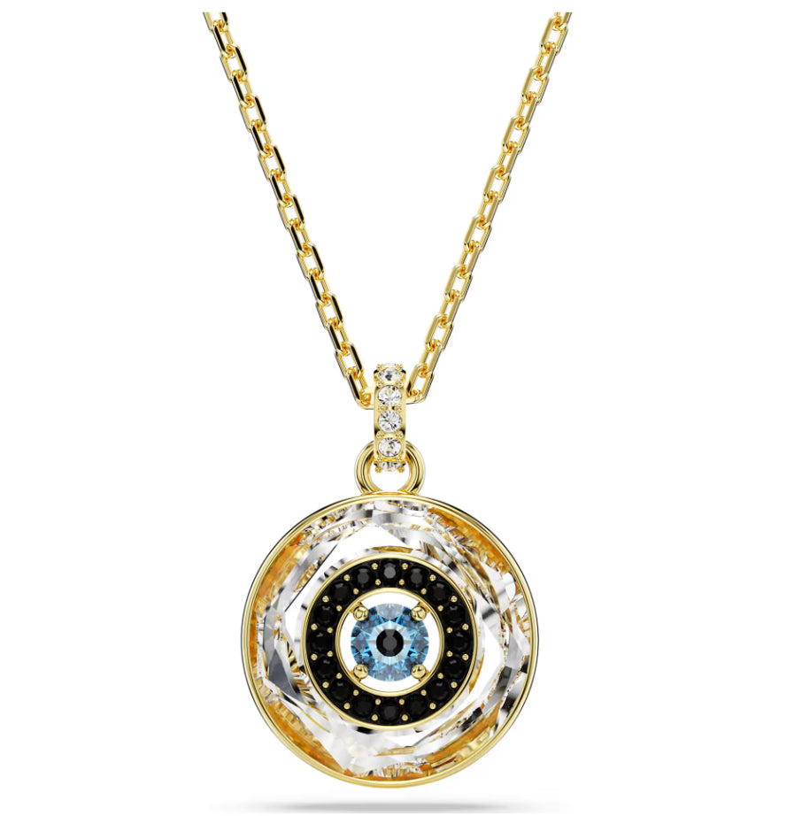 Swarovski 5692169 Symbolica Evil eye Pendant Small Multicolor Gold