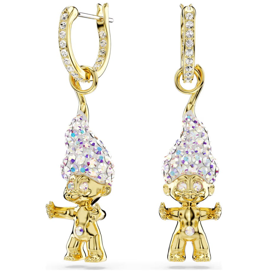 Swarovski 5691944 Good Luck Trolls Trolls Weißgold-Anhänger-Ohrringe
