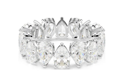 Swarovski 5689471 Anello Matrix Vittore Bianco Taglia 60