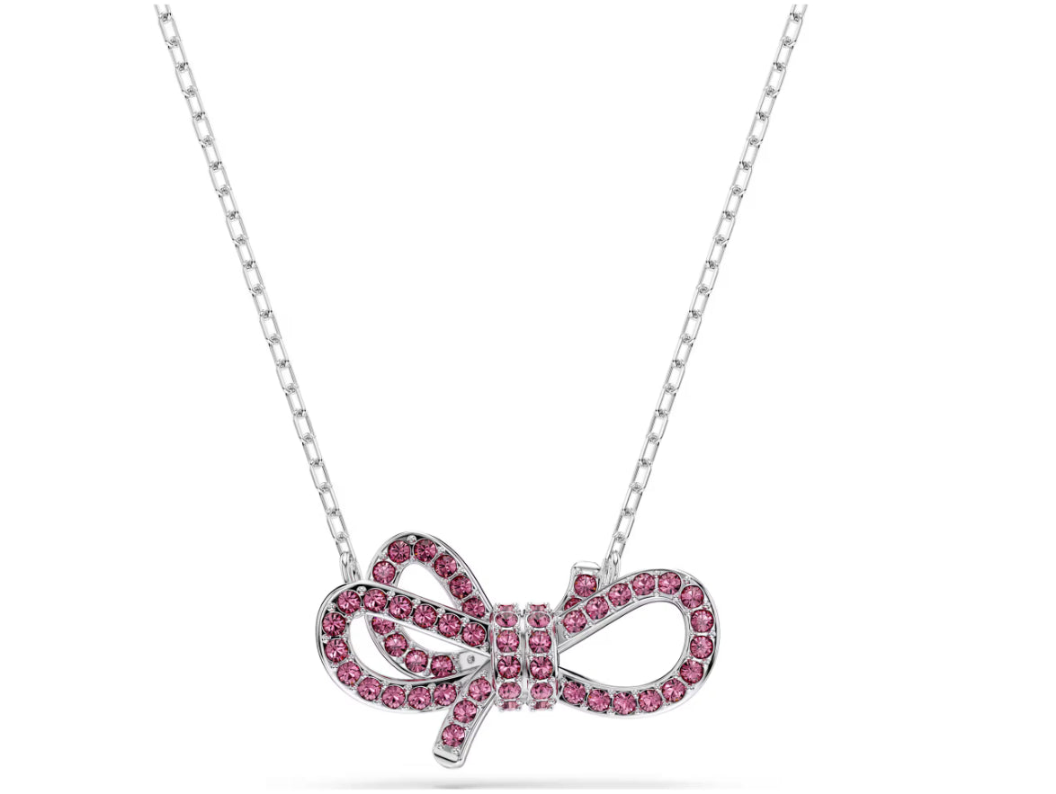 Swarovski 5723556 Pendente Lifelong Bow Fiocco Rosa
