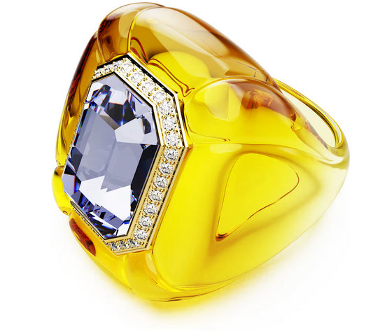 Swarovski 5709977 Anello cocktail Dulcis Giallo Taglia 60