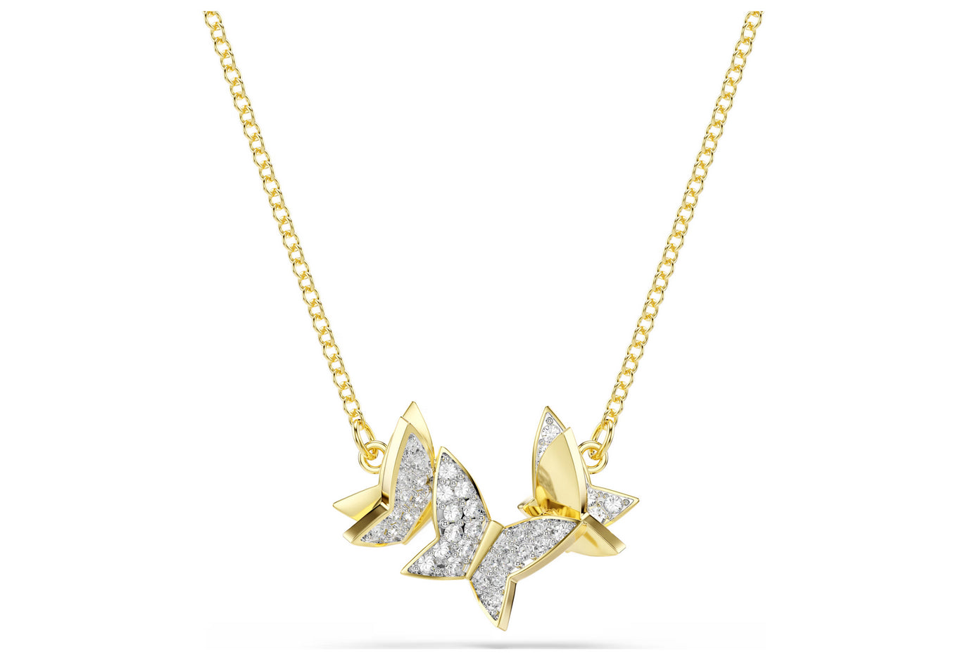 Swarovski 5736068 Collana Idyllia Lilia Farfalla Bianca