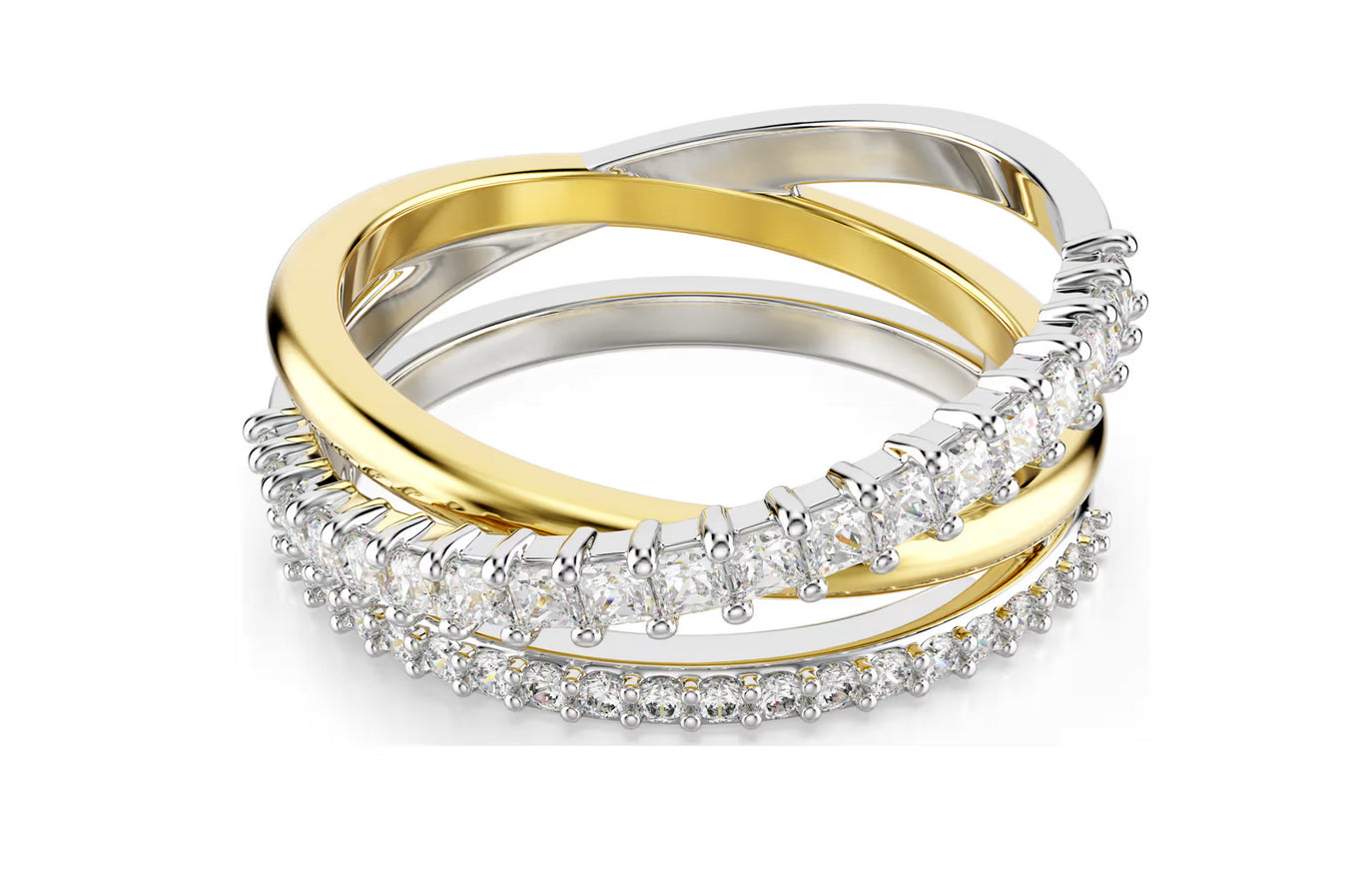 Swarovski 5714164 Anello Hyperbola Mix di finiture taglia 58