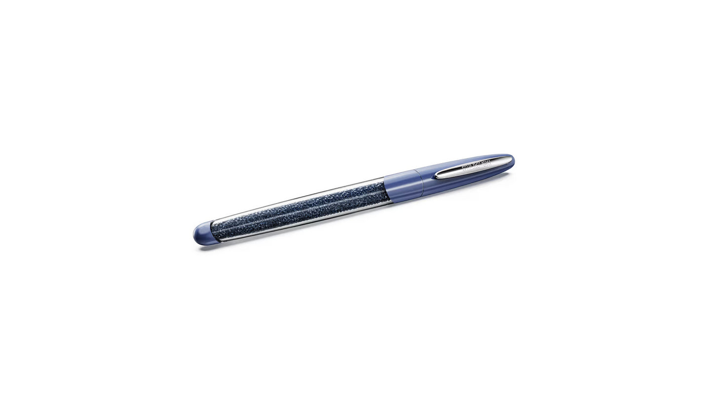 SWAROVSKI 5717138 Penna Roller Crystalline Nova Blu Cromato