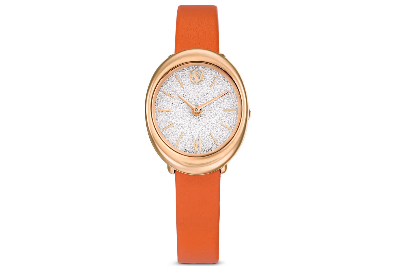 SWAROVSKI 5717543 Orologio Imber Cinturino in pelle Arancione oro rosa