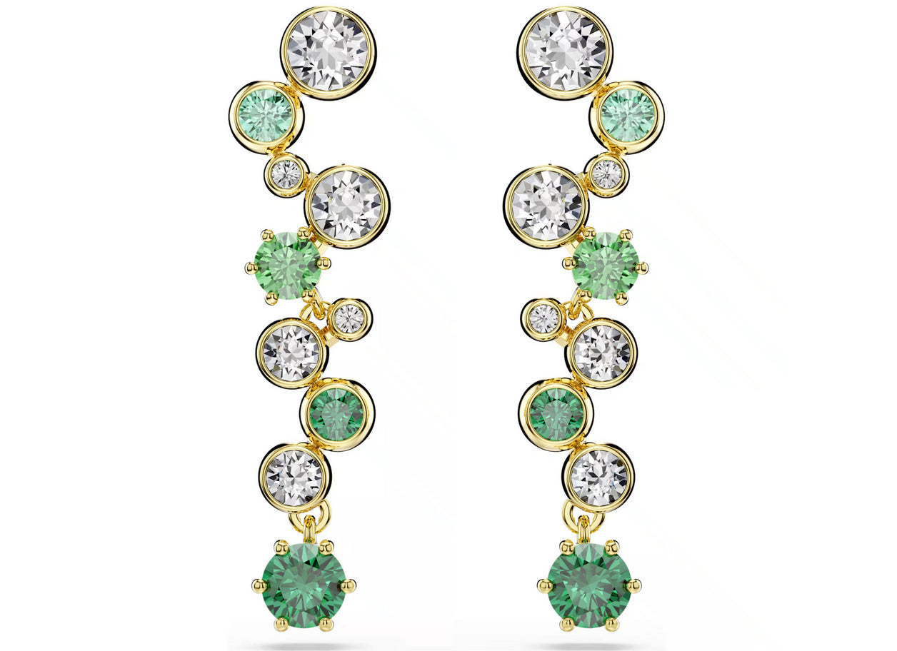 SWAROVSKI 5732248 Orecchini pendenti Constella Taglio misto Verdi