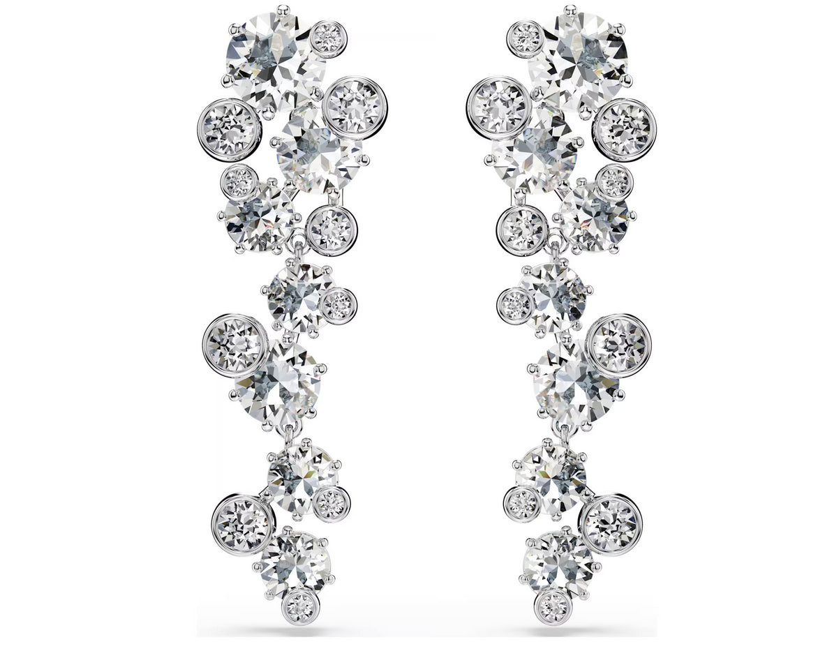 SWAROVSKI 5732252 Orecchini pendenti Constella Taglio misto Bianchi