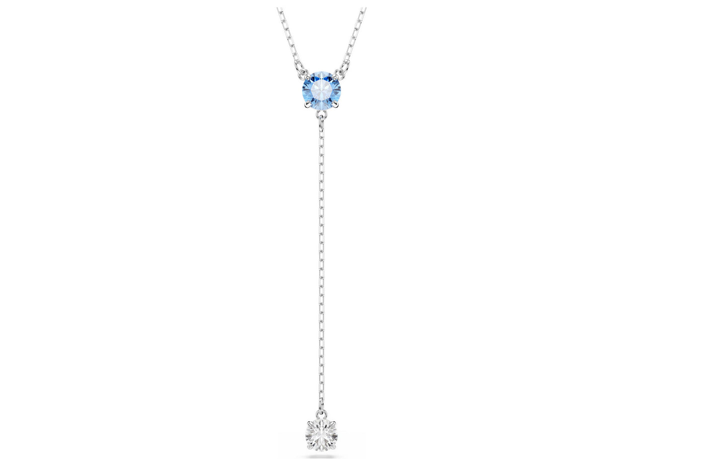 SWAROVSKI 5734249 Collana a Y Stilla Attract Taglio Round Blu
