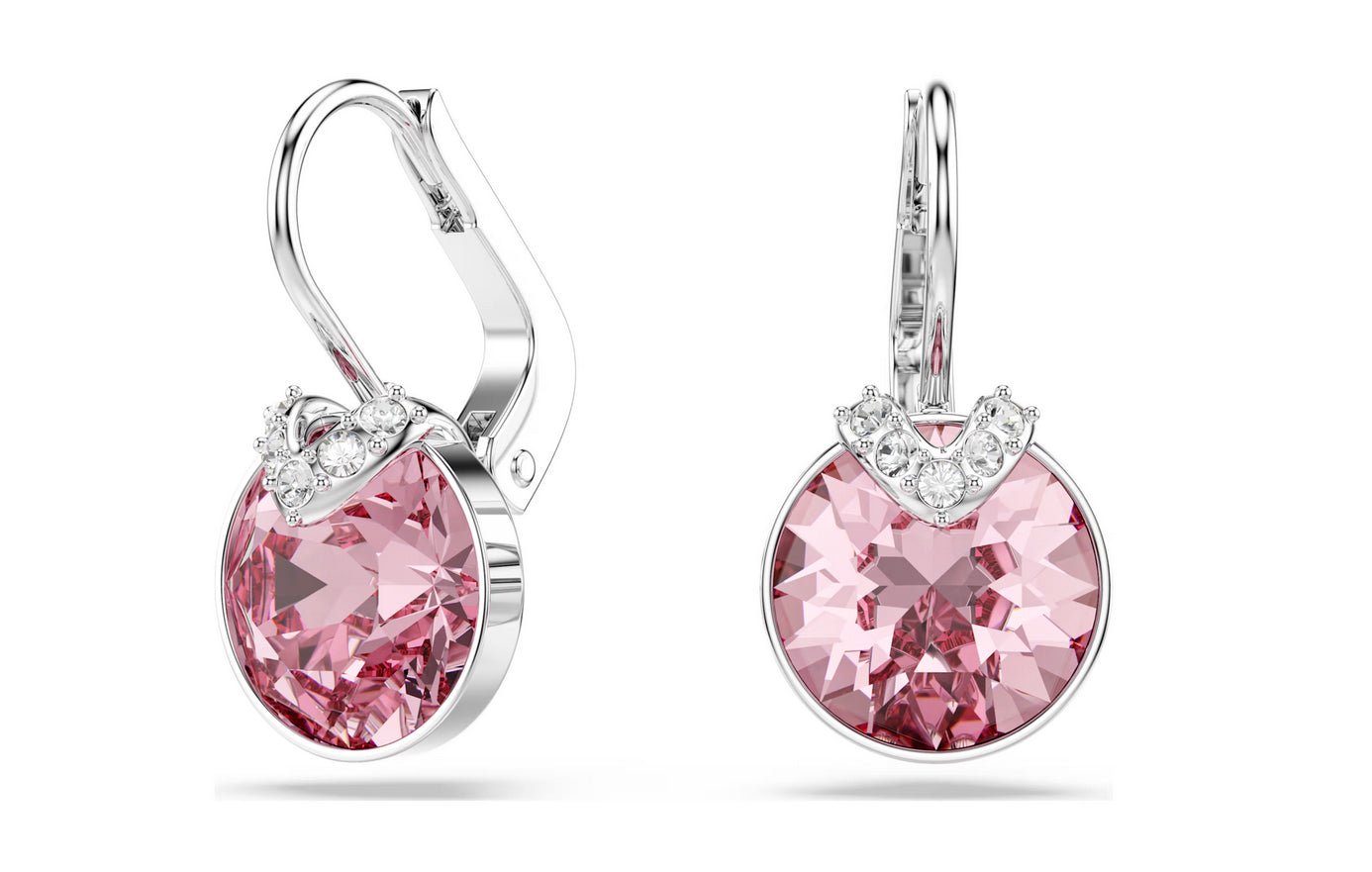 Swarovski 5734235 Orecchini pendenti Bella V Taglio Round Rosa