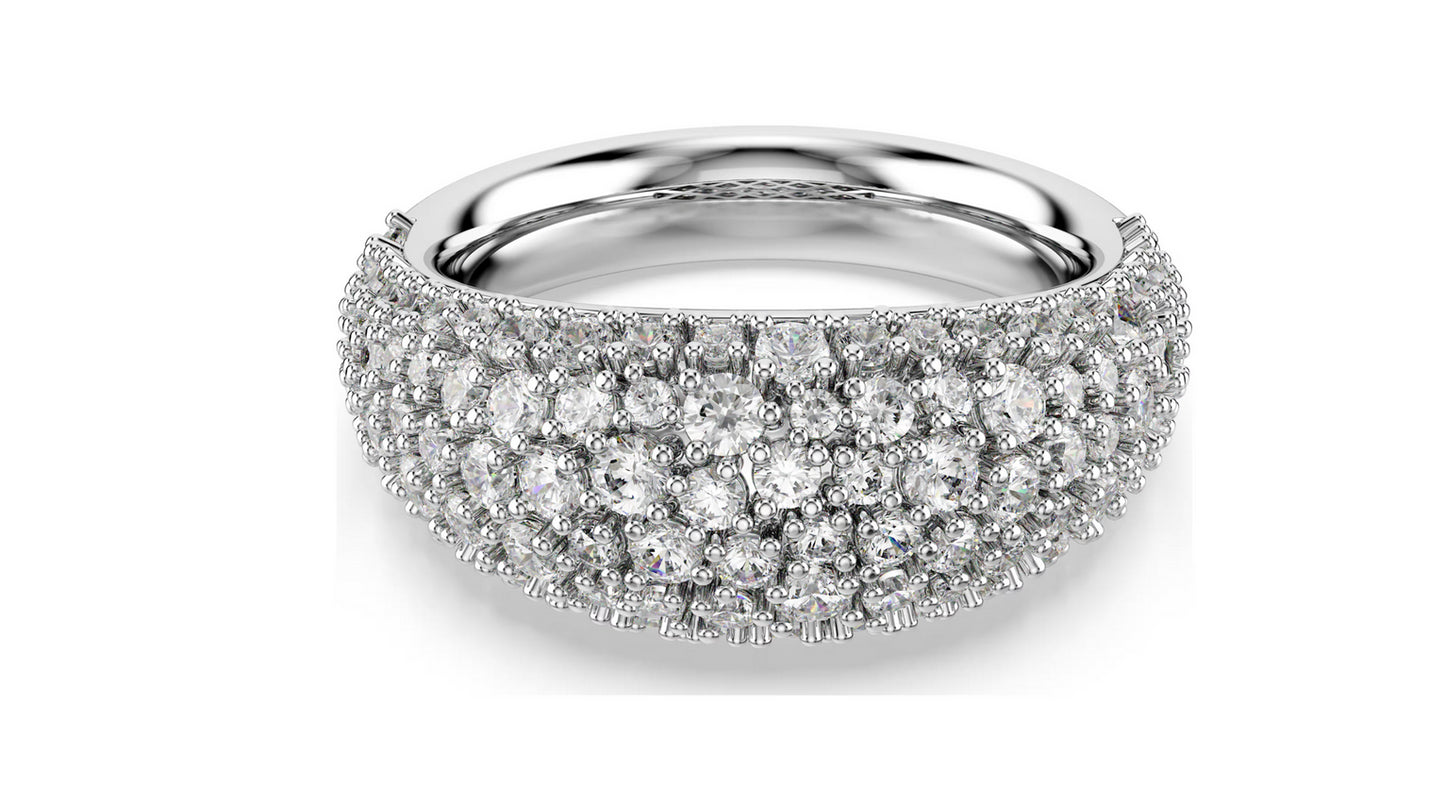 Swarovski 5737595 Anello Sublima Bianco Placcato rodio Taglia 50
