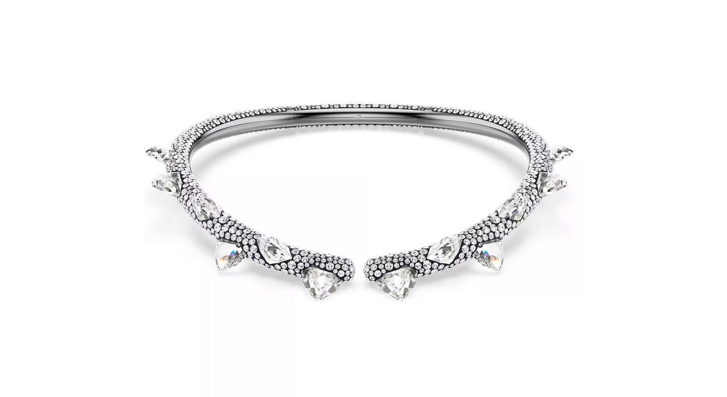 Swarovski 5723286 Girocollo Sublima Bianco Placcato rutenio