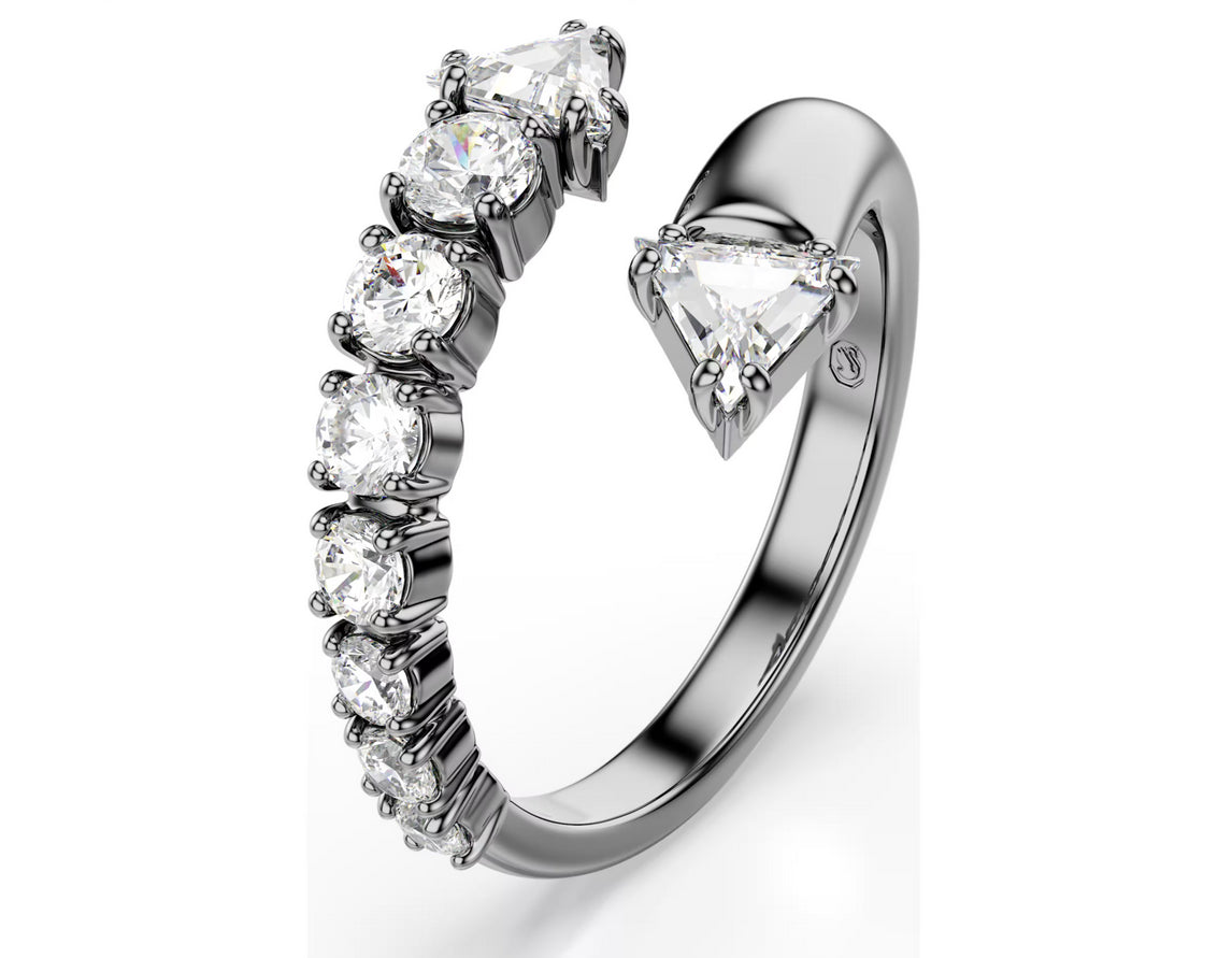 Swarovski 5723191 Anello aperto Sublima Taglio misto Bianco taglia 60