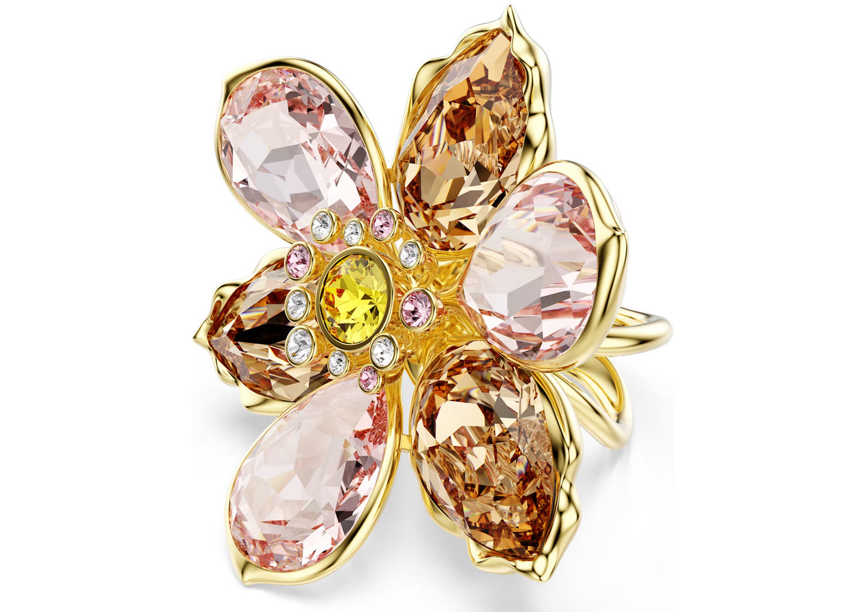 Swarovski 5736221 Anello con motivo Idyllia Taglio misto Fiore taglia 58