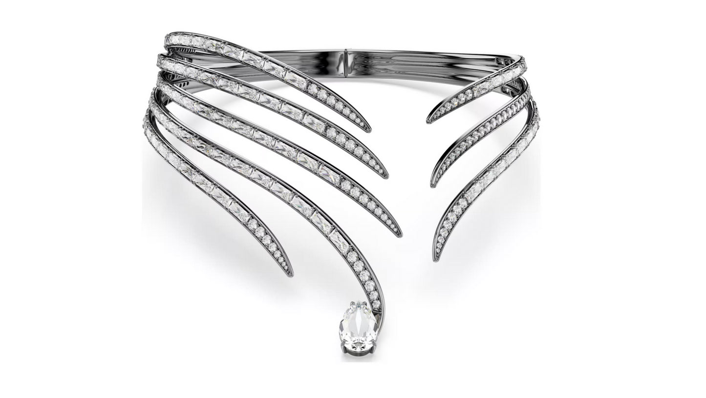 Swarovski 5734982 Girocollo The Vienna Collection Piuma Bianco taglia S