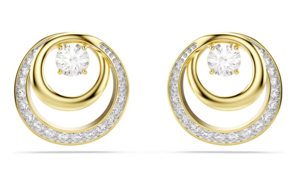 SWAROVSKI 5740407 Orecchini a lobo Hyperbola Bianchi color oro SW004005