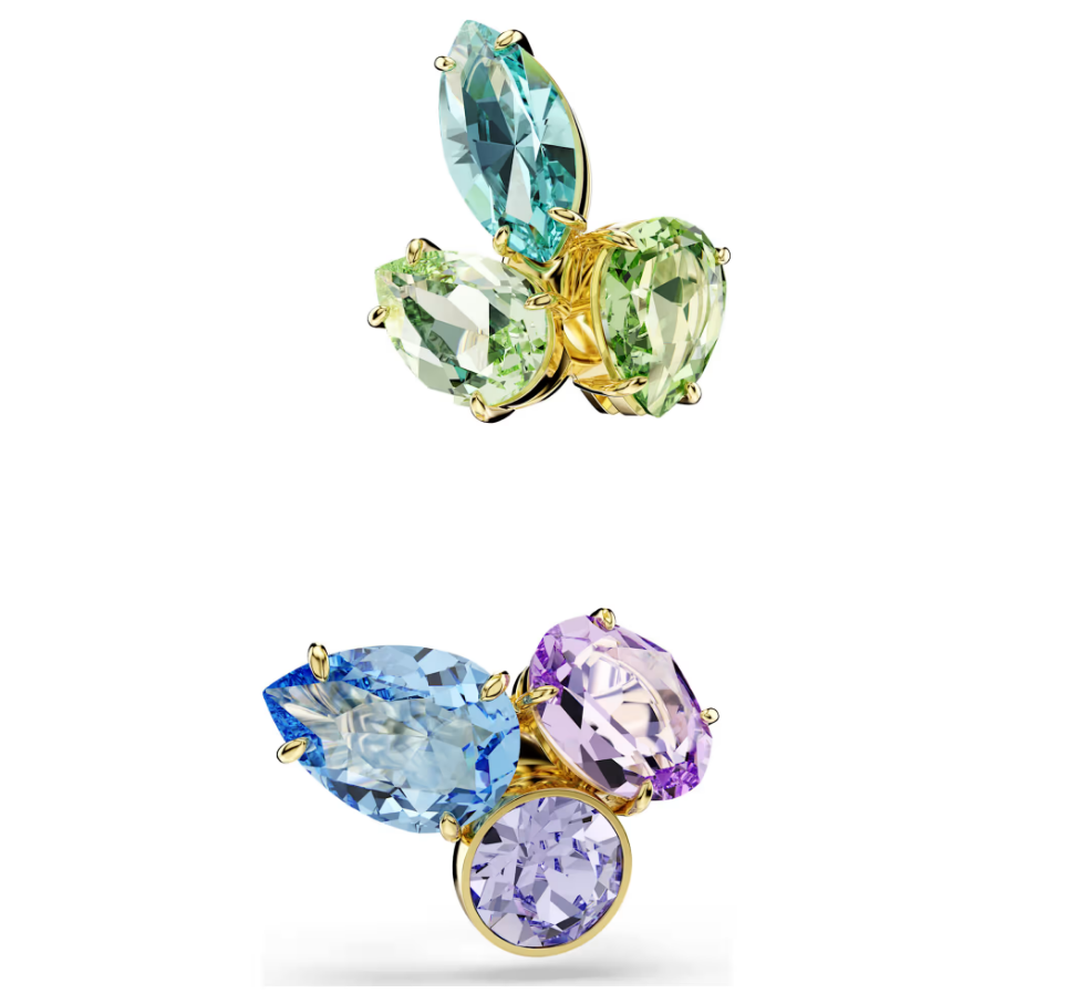 SWAROVSKI 5741585 Orecchini ear cuff Gema Multicolori color oro SW004019