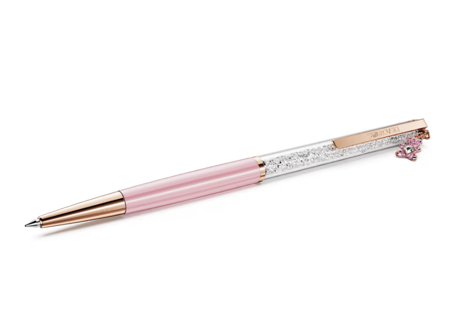 SWAROVSKI 5744955 Penna a sfera Crystalline Orsetto Rosa color oro rosa SW004041