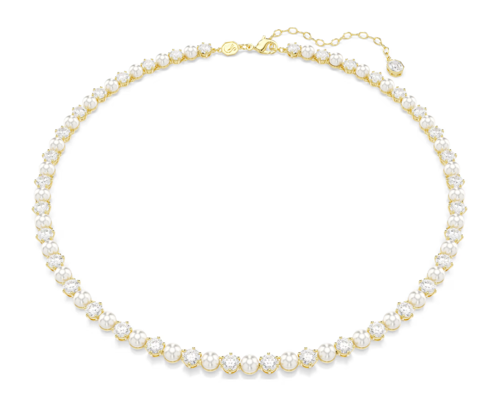 SWAROVSKI 5742039 Collana Tennis Matrix Bianca color oro SW004074