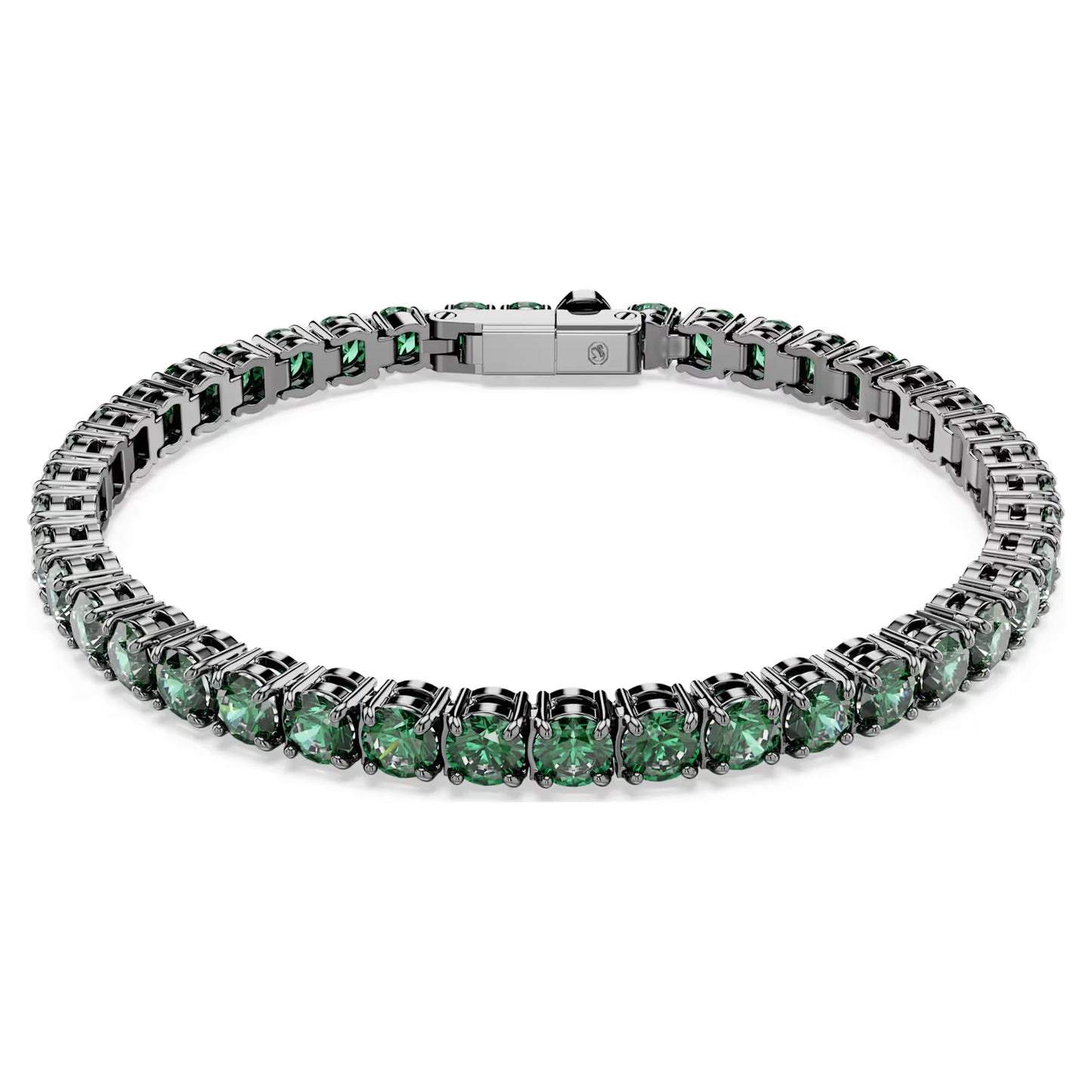 Swarovski 5743445 Bracciale Tennis Matrix Verde Taglia XL