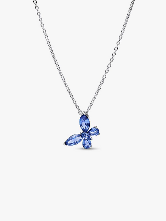 Pandora Collana Farfalla Luminosa Blu