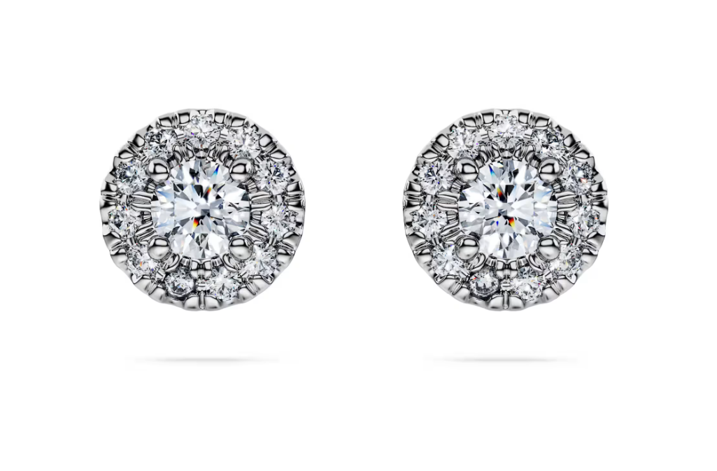 Swarovski Orecchini a lobo halo Eternity