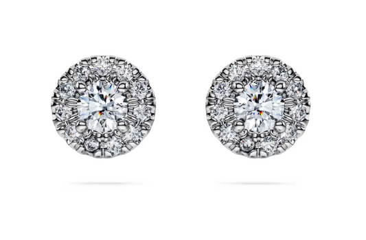 Swarovski Orecchini a lobo halo Eternity