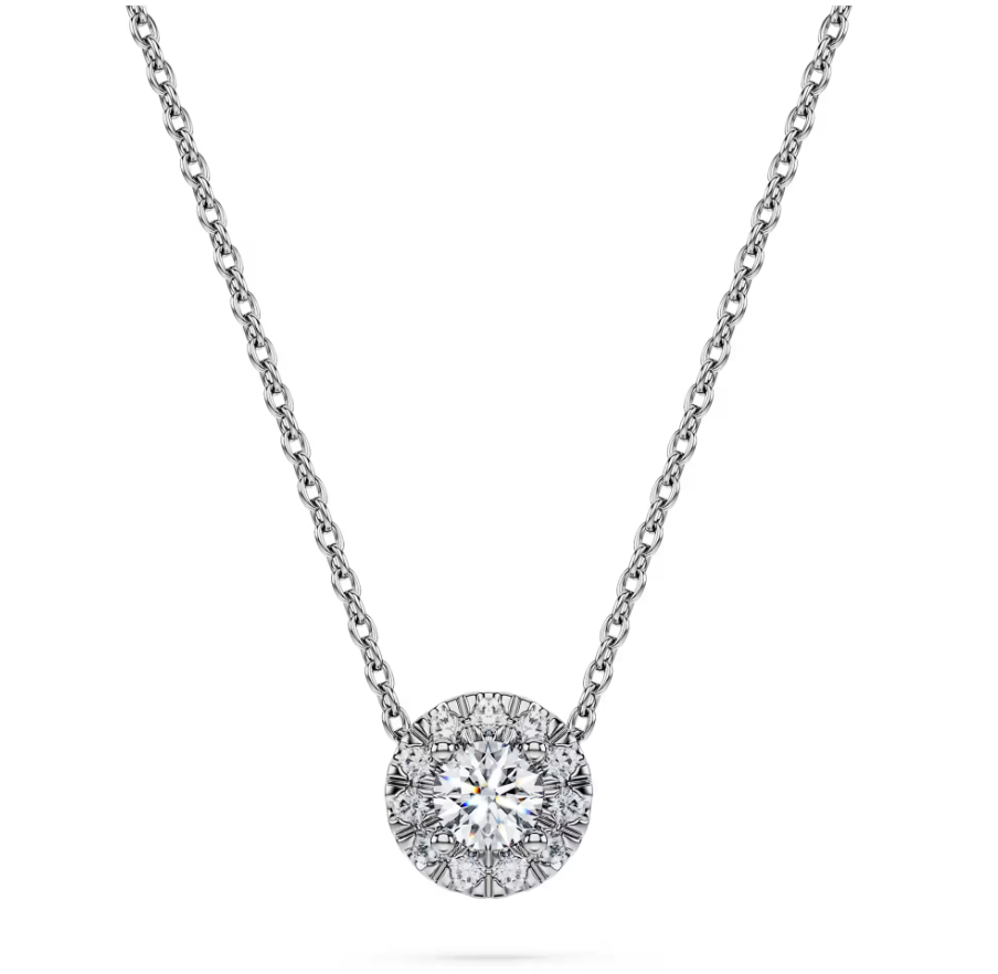 Swarovski Pendente solitario halo Eternity