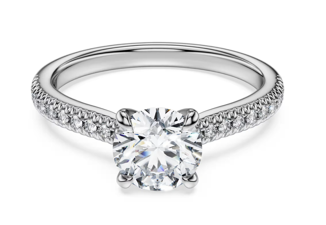 Swarovski Anello solitario Eternity