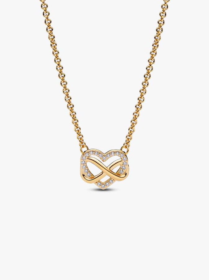 Pandora Collana Cuore Infinito Pietre Luminose