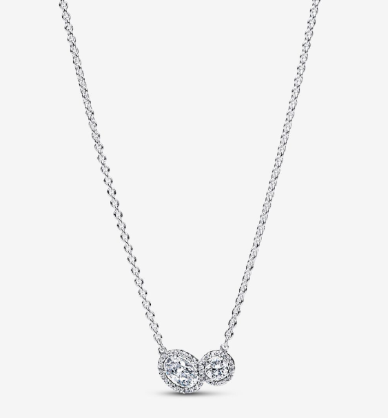 Pandora Collana Doppia Pietra Luminosa