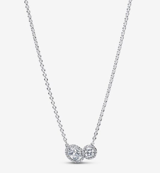 Pandora Collana Doppia Pietra Luminosa