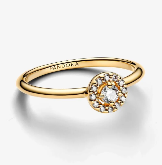 Pandora Anello Punto Luce e Pavè