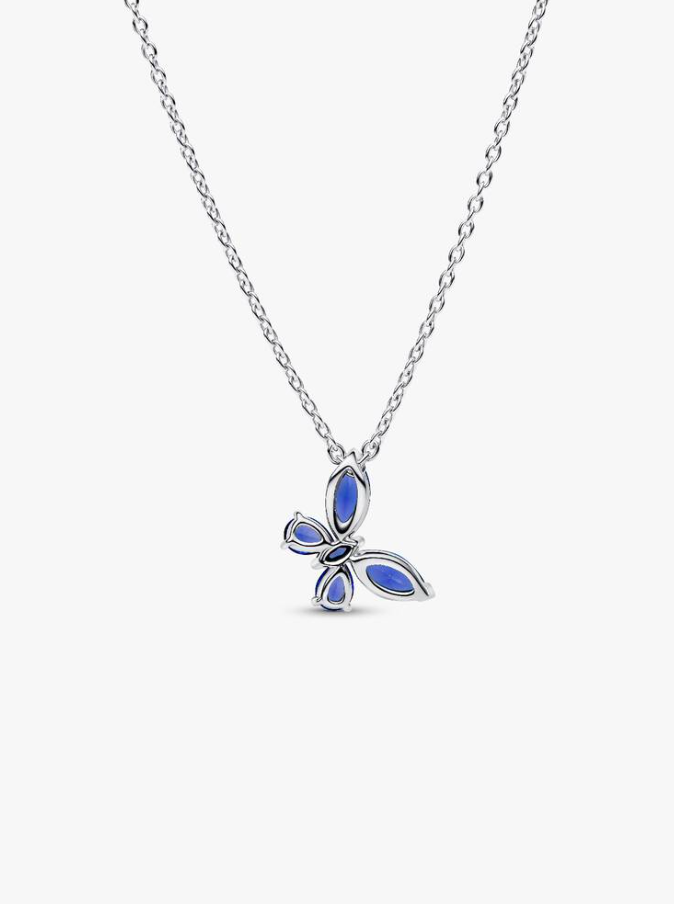 Pandora Collana Farfalla Luminosa Blu