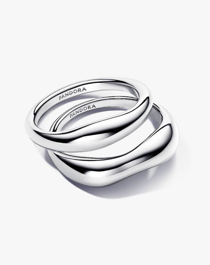 Pandora Anello Linea Sinuosa Divisibile