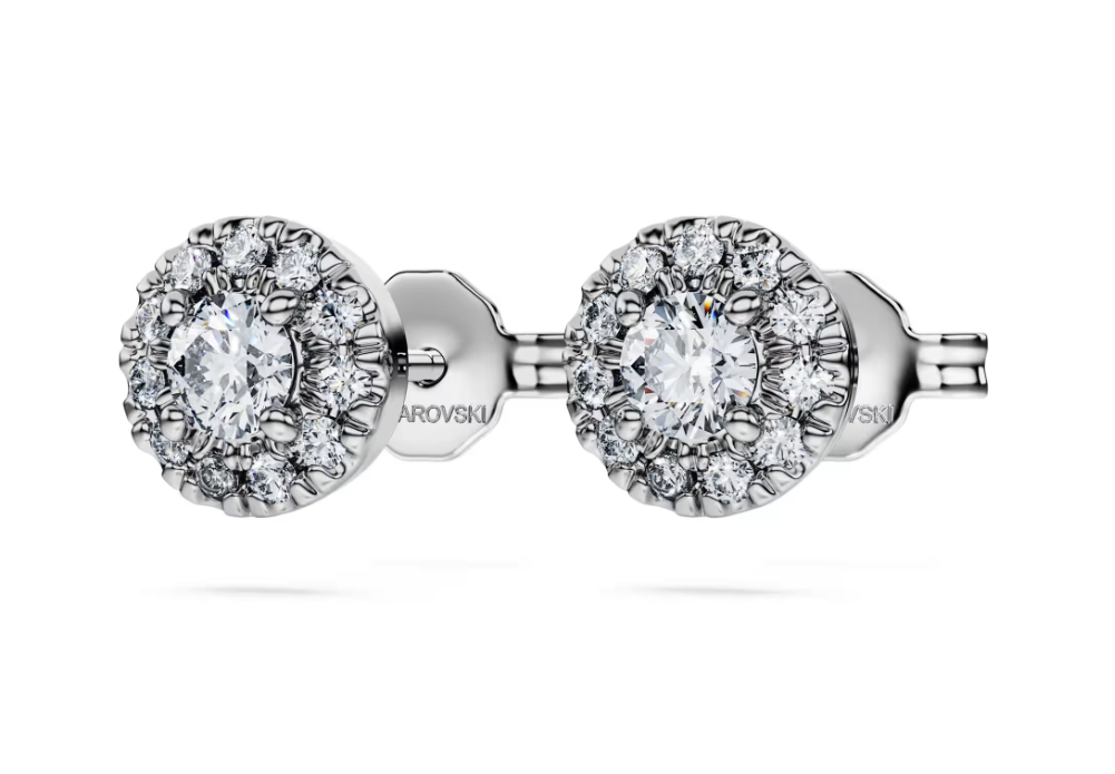 Swarovski Orecchini a lobo halo Eternity