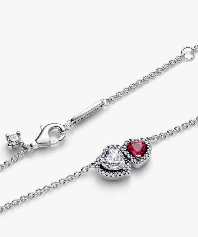 Pandora Collana Doppi Cuori