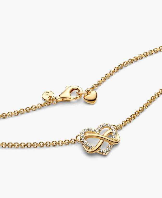Pandora Collana Cuore Infinito Pietre Luminose