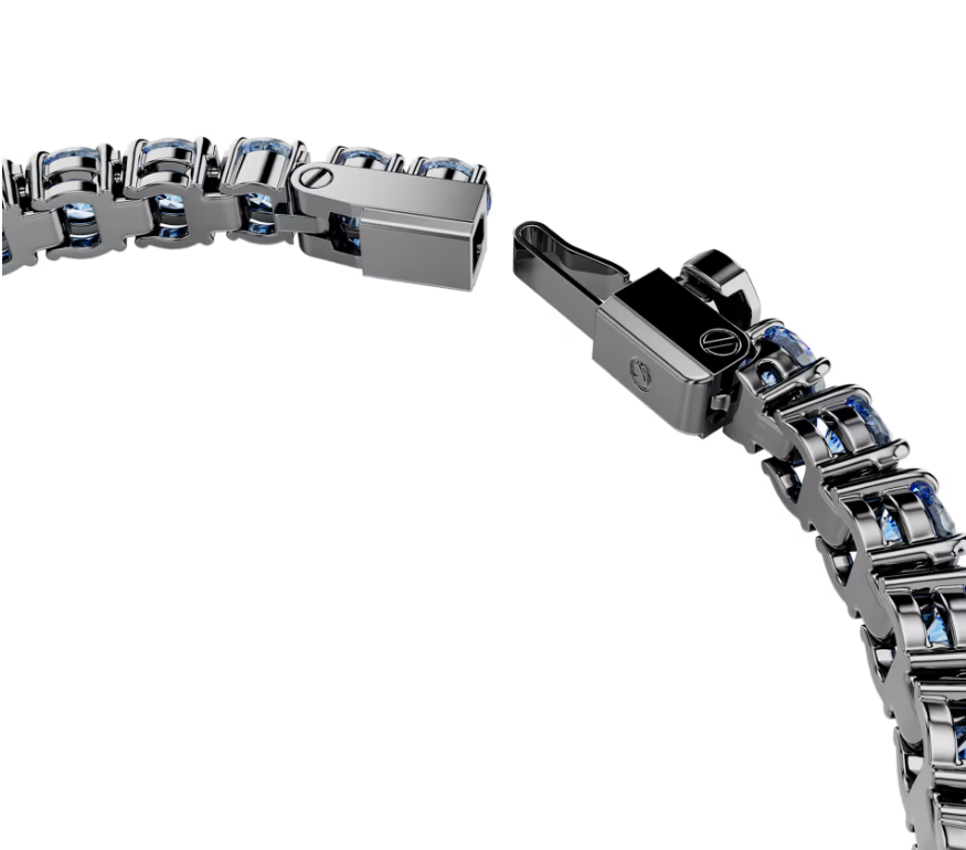 Swarovski 5743440 Matrix Tennisarmband, blau, Größe M SW004195