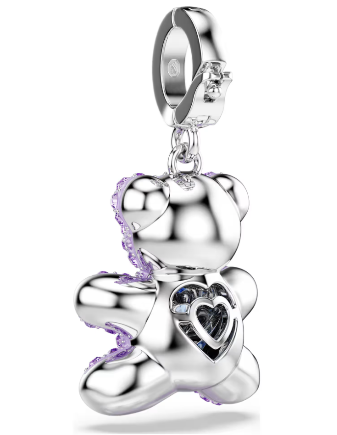 Swarovski 5745610 Charm Idyllia Orsetto, Viola SW004109